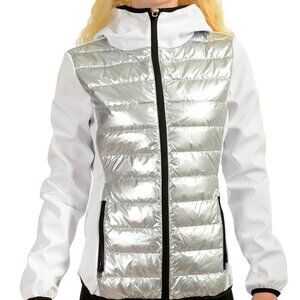 Scuderia Ferrari Women's Down Full Zip Windbreaker Bomber Jacket US XS IT 38